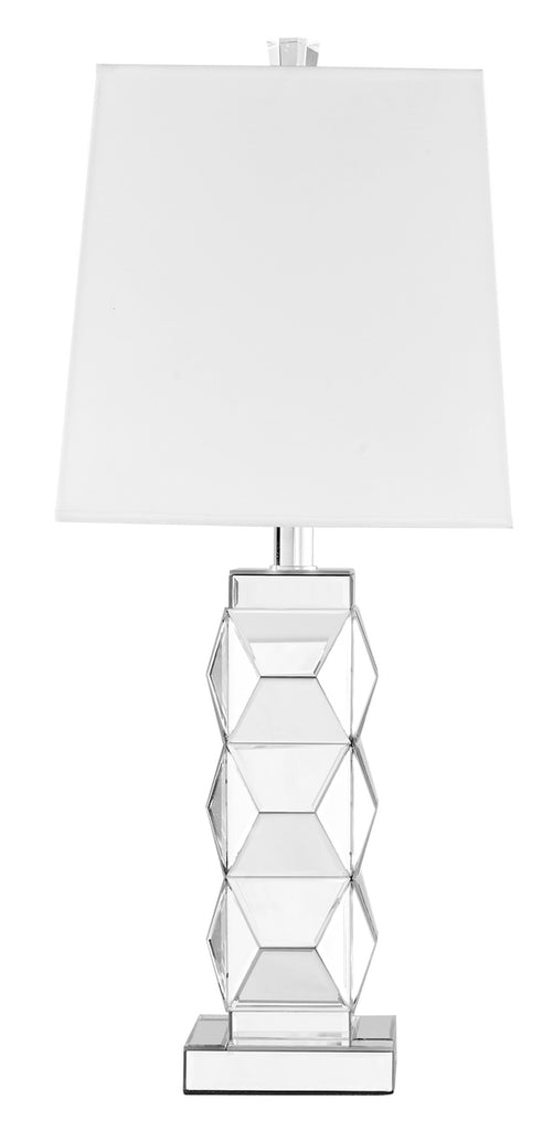 ZC121-ML9303 - Regency Decor: Sparkle Collection 1-Light Silver Finish Table Lamp