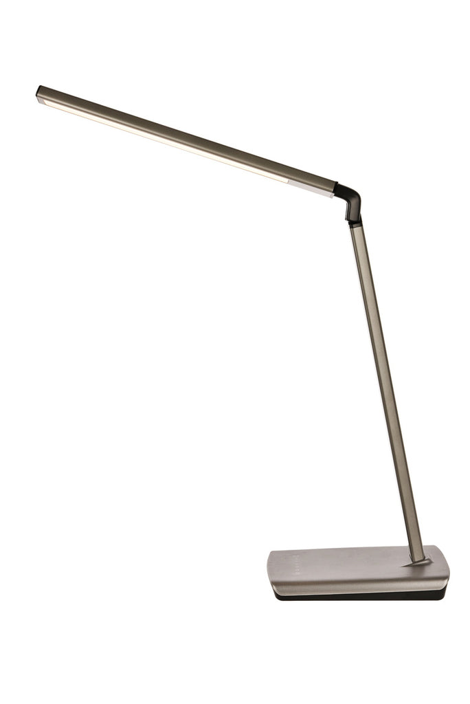 ZC121-LEDDS001 - Regency Decor: Illumen Collection 1-Light metallic grey Finish LED Desk Lamp
