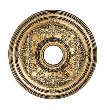 Livex Ceiling Medallions Vintage Gold Leaf Ceiling Medallion - C185-8200-65