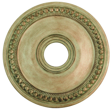 Livex Wingate Antique Silver Leaf Ceiling Medallion - C185-82074-73