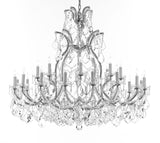 Swarovski Crystal Trimmed Chandelier Lighting Chandeliers H41"X W46" Great for the Foyer, Entry Way, Living Room, Family Room and More - A500-B62/CS/52/2MT/24+1SW