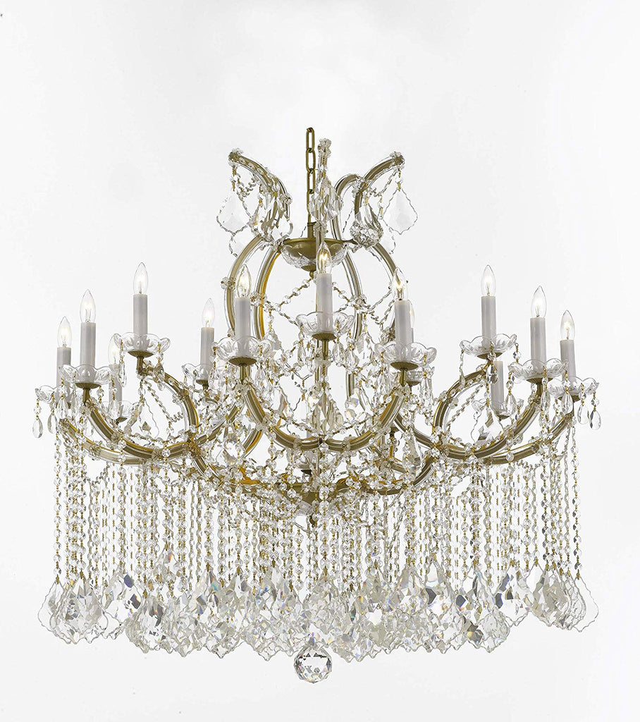 Maria Theresa Chandelier Crystal Lighting Chandeliers Lights Fixture Ceiling Lamp for Dining Room, Entryway, Living Room H 42" W 37" - A500-B112/21510/15+1