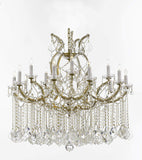 Maria Theresa Chandelier Crystal Lighting Chandeliers Lights Fixture Ceiling Lamp for Dining Room, Entryway, Living Room H 42" W 37" - A500-B112/21510/15+1