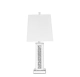 ZC121-ML9311 - Regency Decor: Sparkle Collection 1-Light Silver Finish Table Lamp