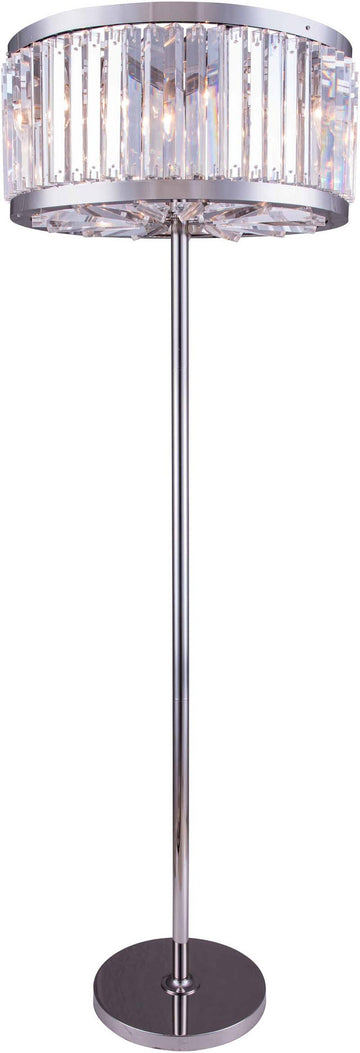 ZC121-1203FL25PN-GT/RC By Regency Lighting - Chelsea Collection Polished nickel Finish 6 Lights Floor Lamp
