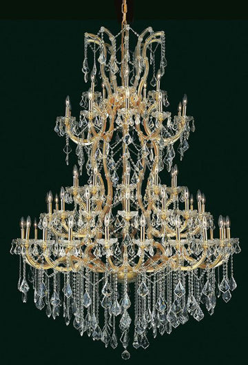 ZC121-2800G54G/EC By Regency Lighting - Maria Theresa Collection Gold Finish 61 Light Foyer/Hallway