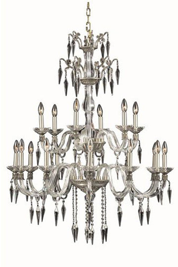 C121-5818G36FG/EC By Elegant Lighting - Grande Collection French Gold Finish 18 Lights Foyer/Hallway