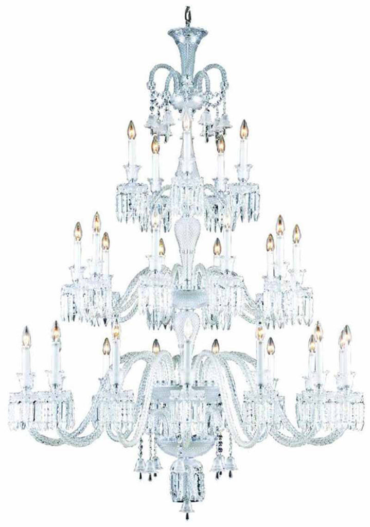ZC121-8924G44C/EC+SH By Regency Lighting - Majestic Collection Chrome Finish 24 Lights Foyer/Hallway