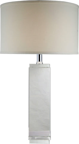 C121-TL1003 By Elegant Lighting - Regina Collection Chrome Finish 1 Light Table Lamp