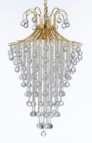 French Empire Crystal Chandelier Chandeliers Lighting H40" X W24" - A93-CG/2/876/9