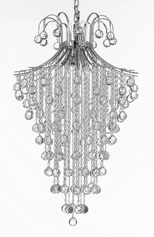 French Empire Crystal Chandelier Chandeliers Lighting H40" X W24" - A93-CS/2/876/9