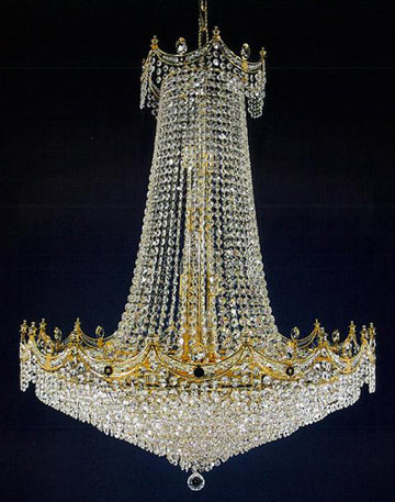 H906-WL61523-820KG By Empire Crystal-Chandelier