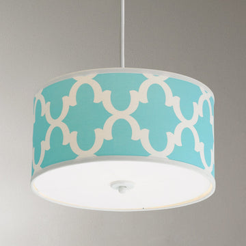 Arabesque Trellis Shade Pendant Light - F100-549