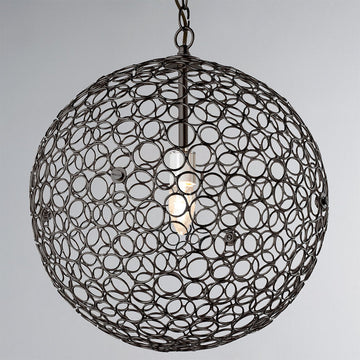 Circles Sphere Pendant Light - Large - F100-187