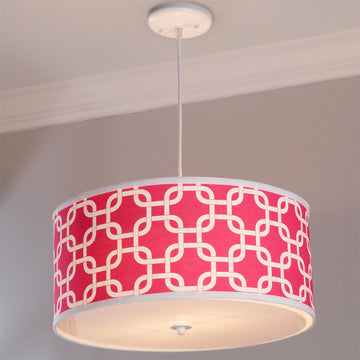 Geometric Fretwork Shade Pendant Light Large - F100-603