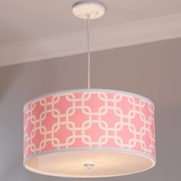 Geometric Fretwork Shade Pendant Light Large - F100-606