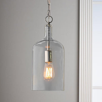 Glass Jug Pendant Light - F100-126