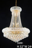Swarovski Crystal Trimmed Chandelier New French Empire Crystal Chandelier 24X32 - A500-Cg/542/15Sw