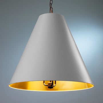 Oversized Cone Paper Shade Pendant - F100-210