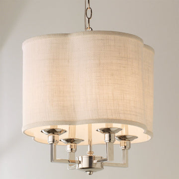Quatrefoil Shade Mini Chandelier - F100-259
