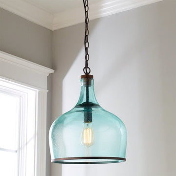Reproduction Glass Cloche Pendant - F100-144