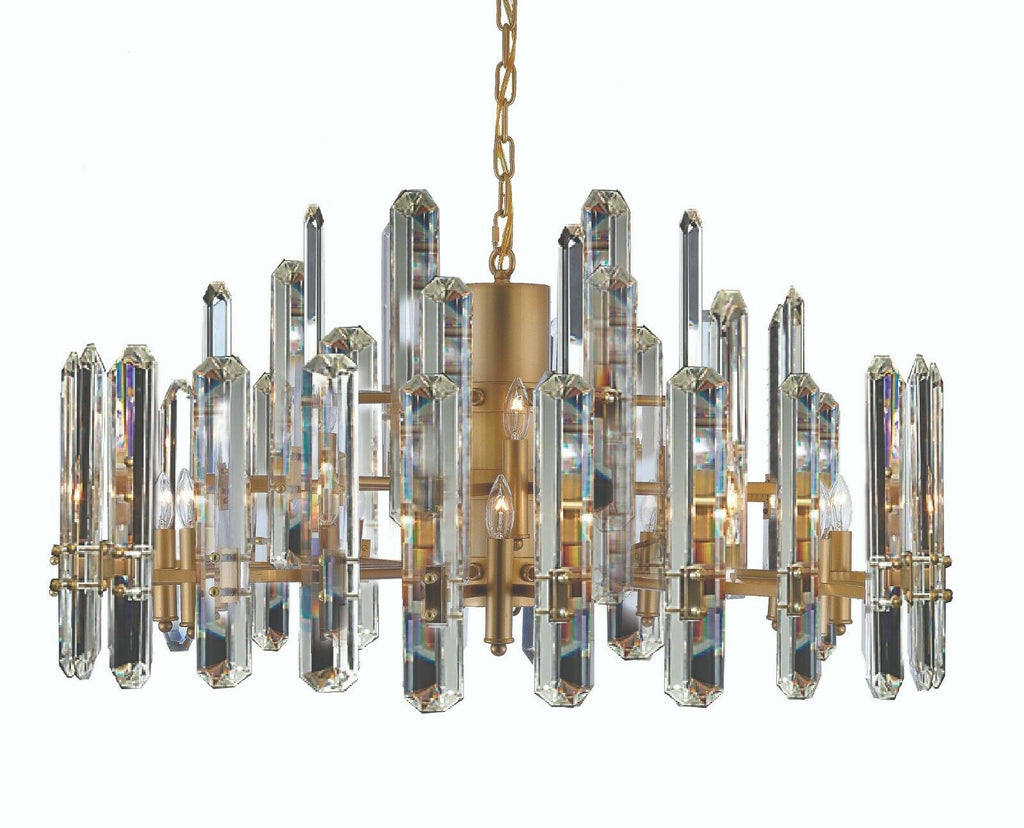 Bonningham 3-Tier Chandelier Crystal Lighting - 36" Wide - Great for The Living Room, Dining Room, Foyer and Entryway, Family Room - G7-CG/26093/18