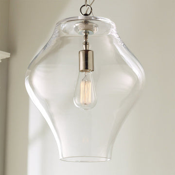 Shapely Glass Lantern - F100-295
