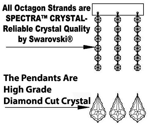 Swarovski Crystal Trimmed Chandelier Wrought Iron Crystal Chandelier Lighting Dressed W/ Crystal Balls H36" W36" - A500-B6/3034/10+5 Sw