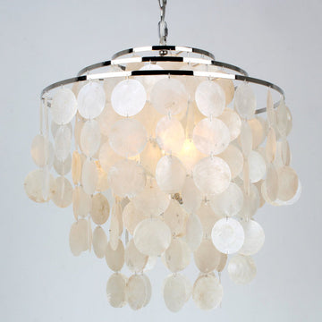 Young House Love 3 Tier Capiz Chandelier - F100-255