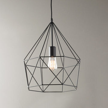 Young House Love Geometric Diamond Lantern - F100-217