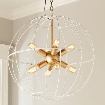 Young House Love Large Wire Globe Sputnik Chandelier - F100-319