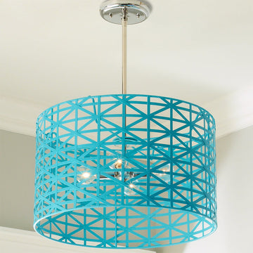Young House Love Metal Strap Convertible Chandelier - F100-189