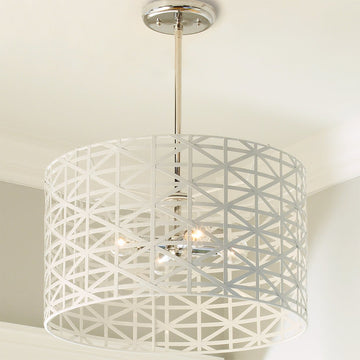 Young House Love Metal Strap Convertible Chandelier - F100-194